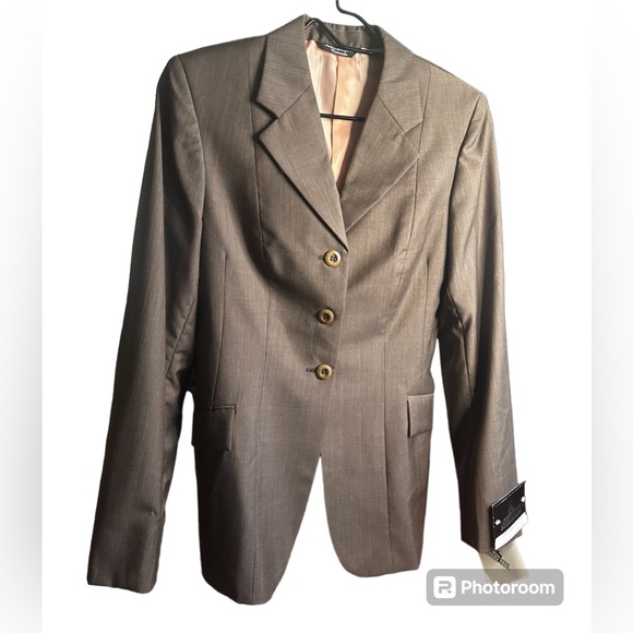 NEW - NWT Beautiful Brown Grand Prix Virgin Wool Hunt / Show / Competition Coat - Picture 2 of 13